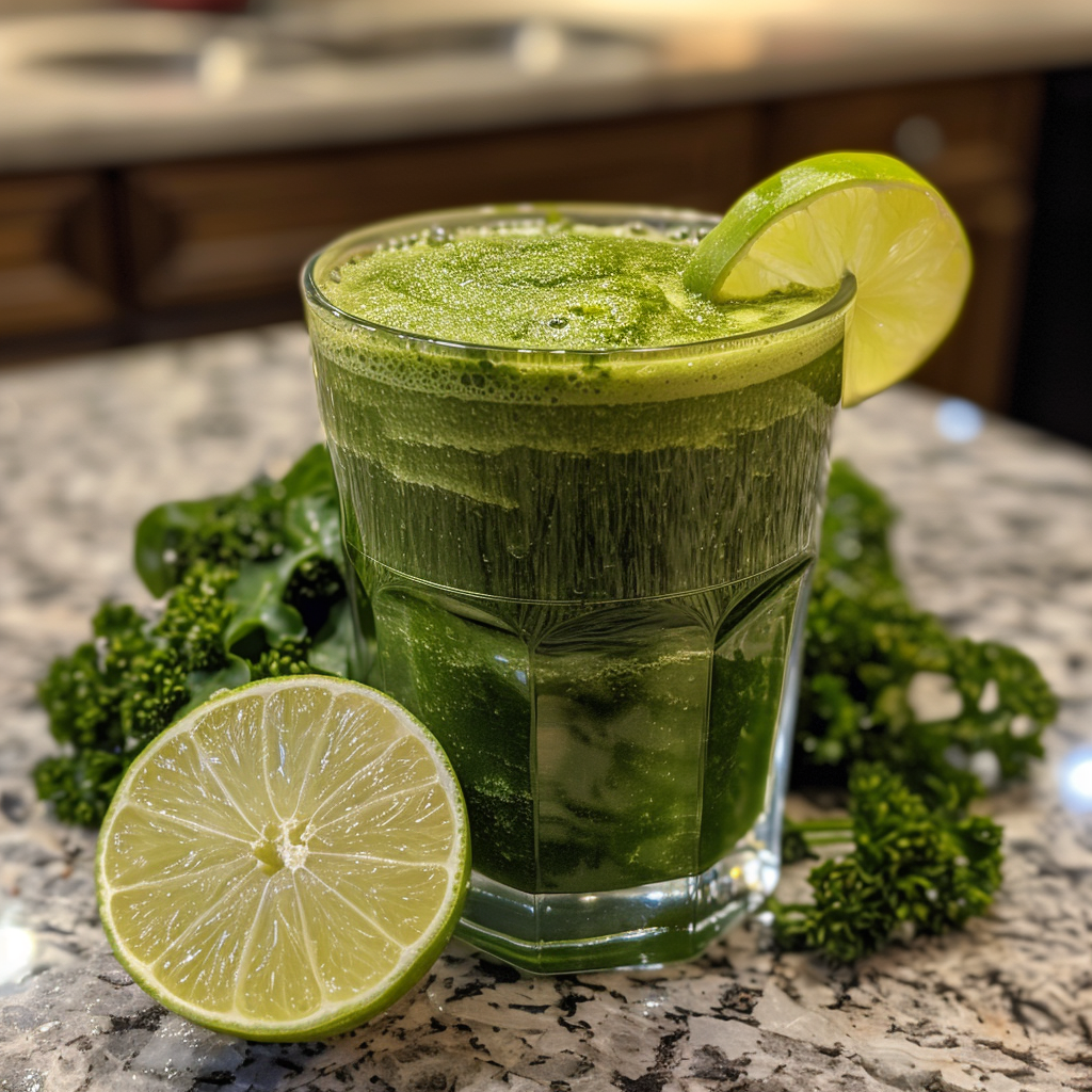A vibrant glass of Citrus Sunrise, garnished with a zesty lime wedge and a touch of fresh citrus, sits elegantly on a sleek granite countertop. Surrounding the glass are crisp kale leaves and freshly cut lime slices, bursting with goodness and ready to invigorate your day. The soft glow of sunrise gently illuminates a blurred kitchen backdrop, embodying Zestful Blends' commitment to freshness and vitality. Savor the health benefits packed into every sip of our eco-friendly creations—fruit salads, nutritious juices, wholesome snacks, revitalizing smoothies, whole fruit packs bursting with flavor, and delectable desserts made for wellness. A vibrant glass of Citrus Sunrise, garnished with a zesty lime wedge and a touch of fresh citrus, sits elegantly on a sleek granite countertop. Surrounding the glass are crisp kale leaves and freshly cut lime slices, bursting with goodness and ready to invigorate your day. The soft glow of sunrise gently illuminates a blurred kitchen backdrop, embodying Zestful Blends' commitment to freshness and vitality. Savor the health benefits packed into every sip of our eco-friendly creations—fruit salads, nutritious juices, wholesome snacks, revitalizing smoothies, whole fruit packs bursting with flavor, and delectable desserts made for wellness.