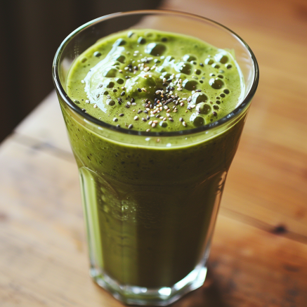 A tall glass brimming with our Avocado Green Dream smoothie takes center stage, sitting proudly on a natural wooden surface. This vibrant green delight, bursting with goodness, features creamy avocado blended to perfection and is crowned with nutrient-rich chia seeds for that extra health boost. Its frothy texture promises a refreshing experience in every sip. Indulge in the pure essence of freshness while making an eco-friendly choice with Zestful Blends! A tall glass brimming with our Avocado Green Dream smoothie takes center stage, sitting proudly on a natural wooden surface. This vibrant green delight, bursting with goodness, features creamy avocado blended to perfection and is crowned with nutrient-rich chia seeds for that extra health boost. Its frothy texture promises a refreshing experience in every sip. Indulge in the pure essence of freshness while making an eco-friendly choice with Zestful Blends!