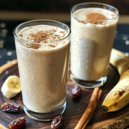 Two glasses of our Avocado Green Dream Smoothie, bursting with goodness and a dash of cinnamon magic, rest atop a rustic wooden board. Surrounded by lush bananas, nutrient-rich dates, and a fragrant cinnamon stick, this vibrant display exudes freshness and health. Dive into Zestful Blends’ eco-friendly oasis where every sip is a delightful journey to wellness. Two glasses of our Avocado Green Dream Smoothie, bursting with goodness and a dash of cinnamon magic, rest atop a rustic wooden board. Surrounded by lush bananas, nutrient-rich dates, and a fragrant cinnamon stick, this vibrant display exudes freshness and health. Dive into Zestful Blends’ eco-friendly oasis where every sip is a delightful journey to wellness.