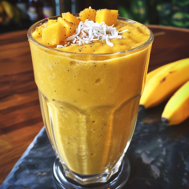 Caribbean Bliss Smoothie-2 Caribbean Bliss Smoothie-2